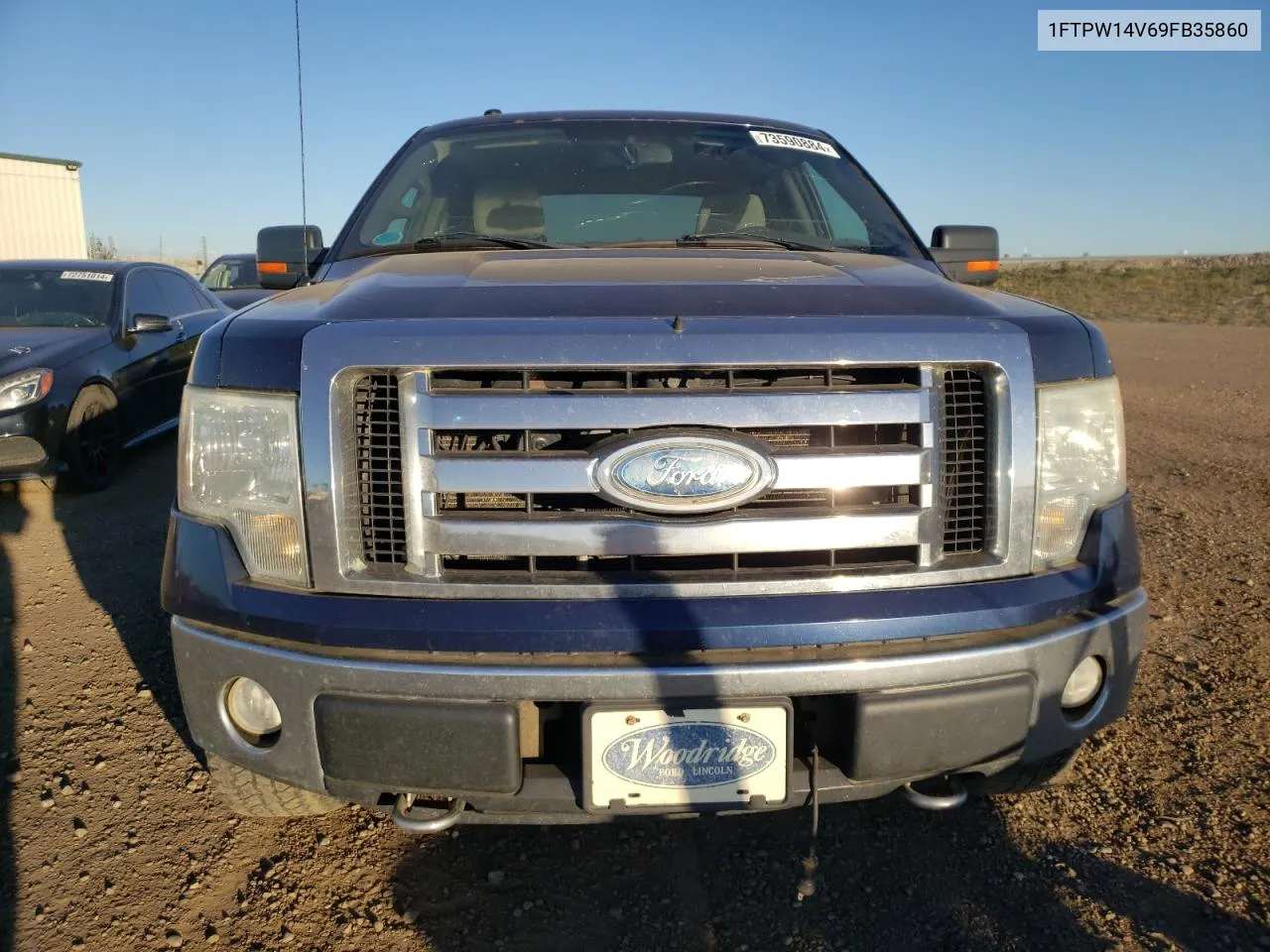 2009 Ford F150 Supercrew VIN: 1FTPW14V69FB35860 Lot: 73590884