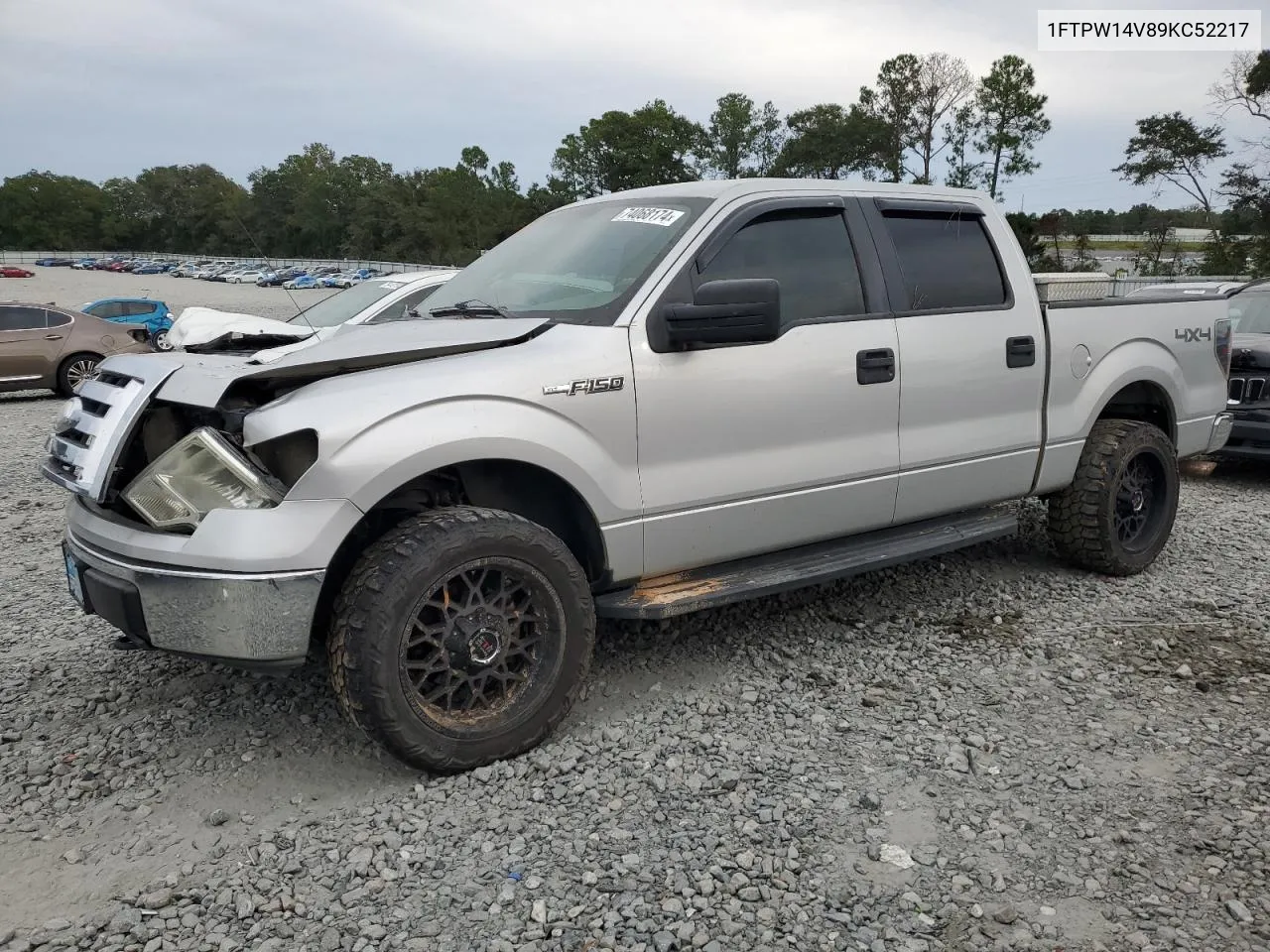 2009 Ford F150 Supercrew VIN: 1FTPW14V89KC52217 Lot: 74068174