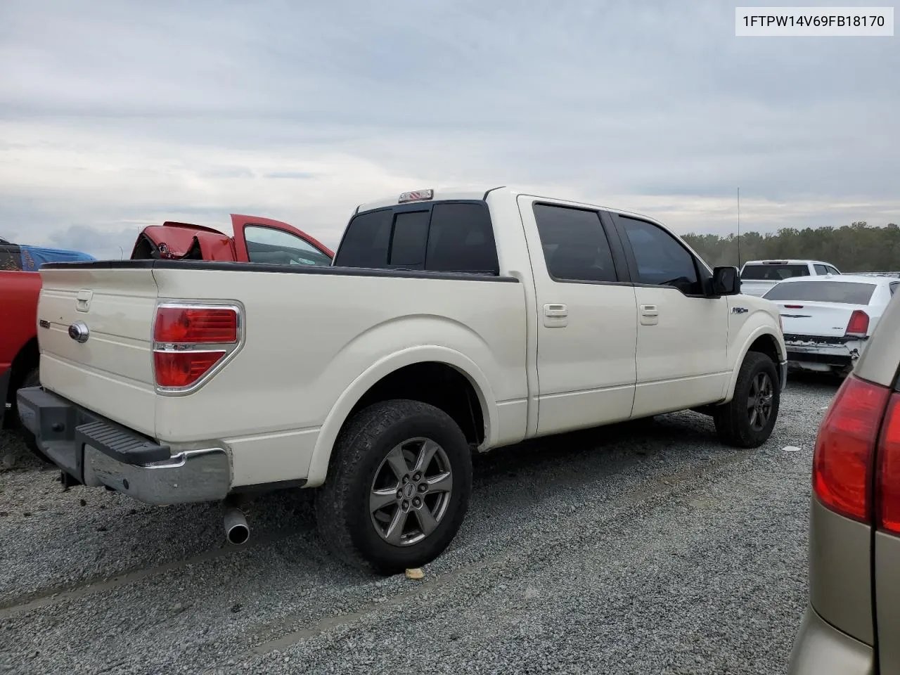 2009 Ford F150 Supercrew VIN: 1FTPW14V69FB18170 Lot: 74509974