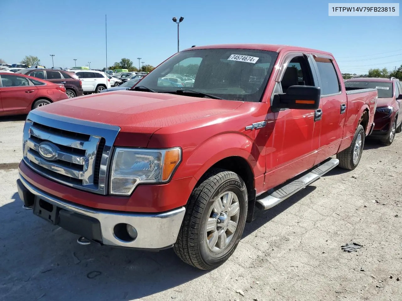 2009 Ford F150 Supercrew VIN: 1FTPW14V79FB23815 Lot: 74574674