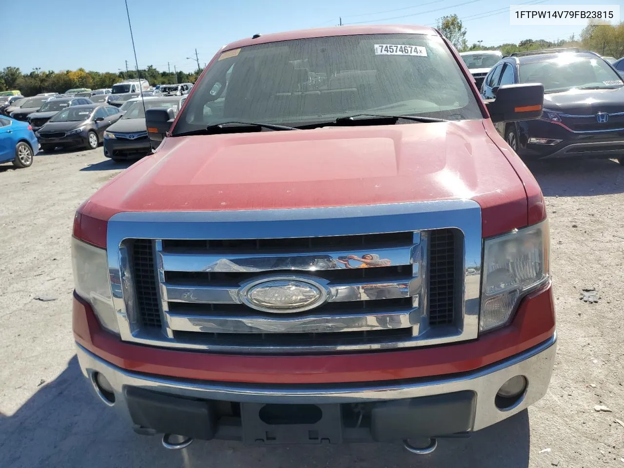 2009 Ford F150 Supercrew VIN: 1FTPW14V79FB23815 Lot: 74574674