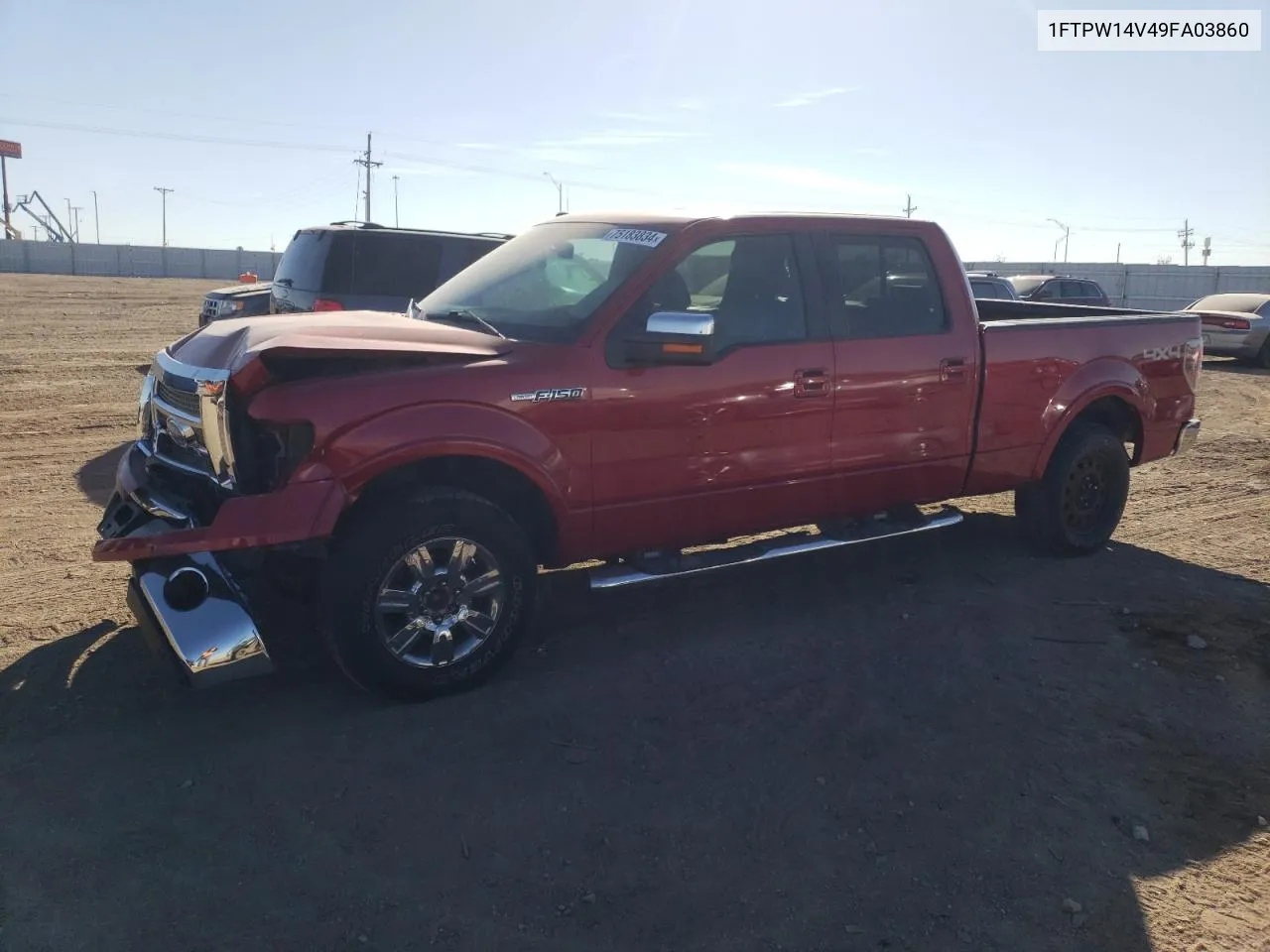 2009 Ford F150 Supercrew VIN: 1FTPW14V49FA03860 Lot: 75183834