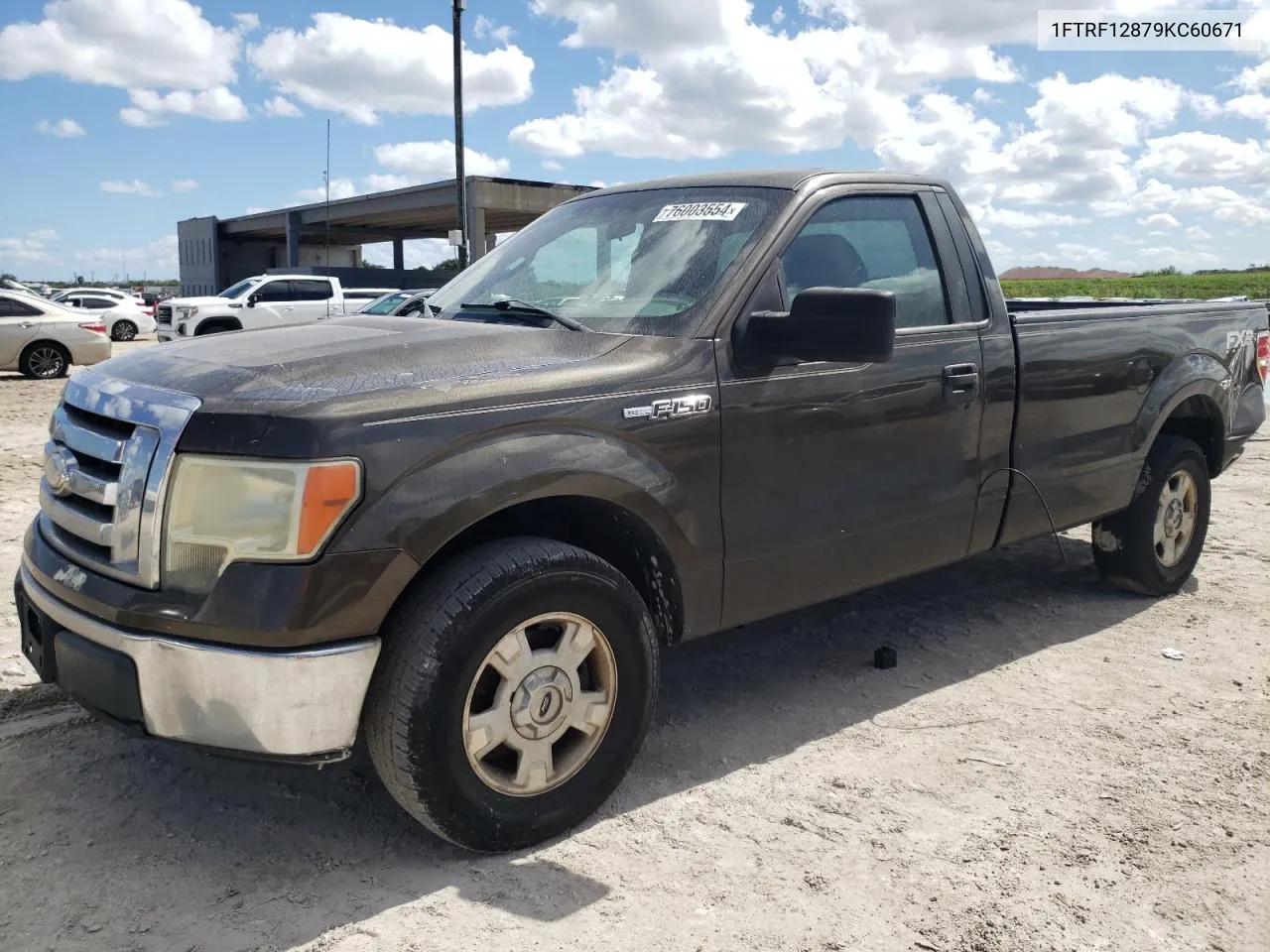 2009 Ford F150 VIN: 1FTRF12879KC60671 Lot: 76003554