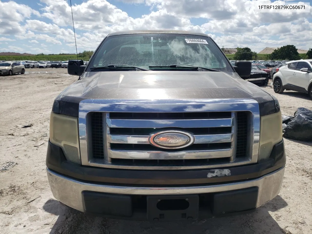 2009 Ford F150 VIN: 1FTRF12879KC60671 Lot: 76003554