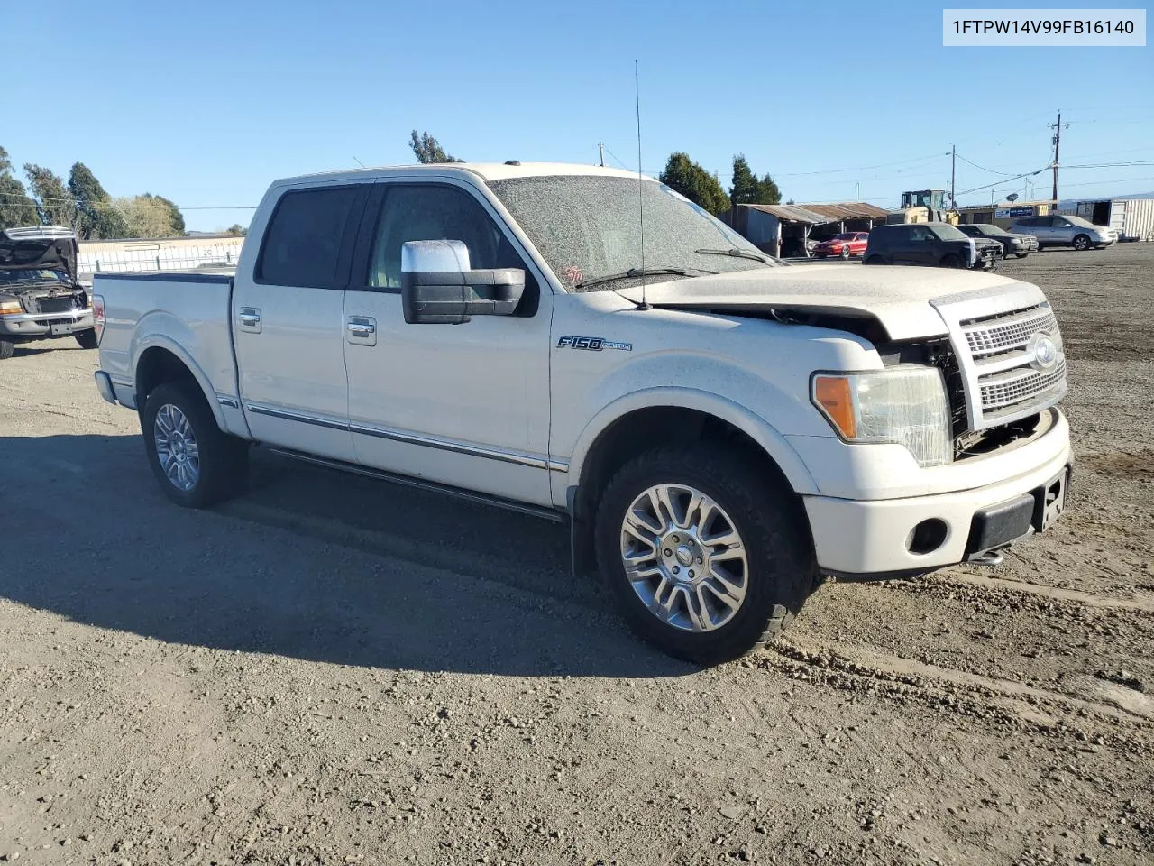 2009 Ford F150 Supercrew VIN: 1FTPW14V99FB16140 Lot: 76208294