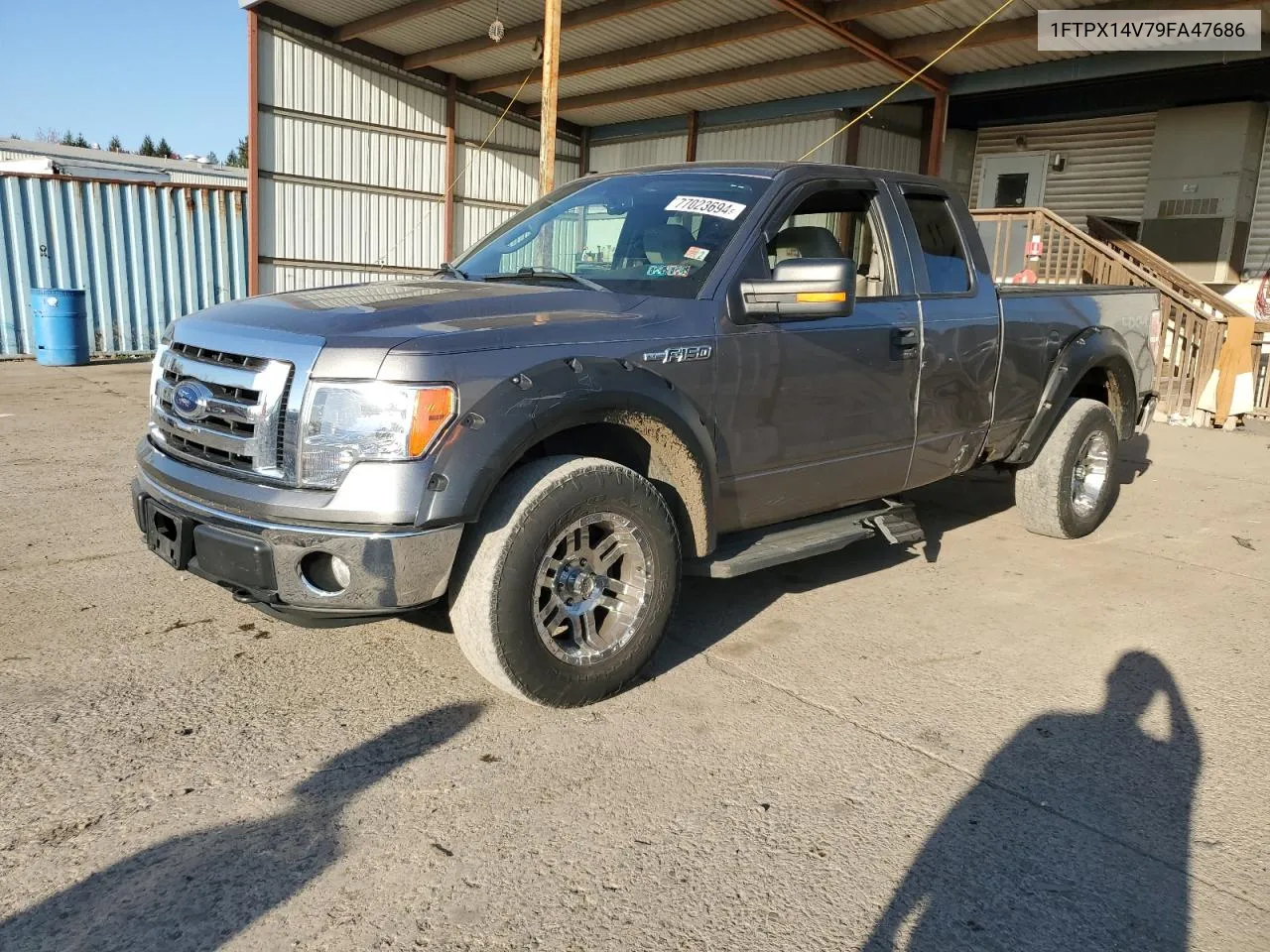 2009 Ford F150 Super Cab VIN: 1FTPX14V79FA47686 Lot: 77023694