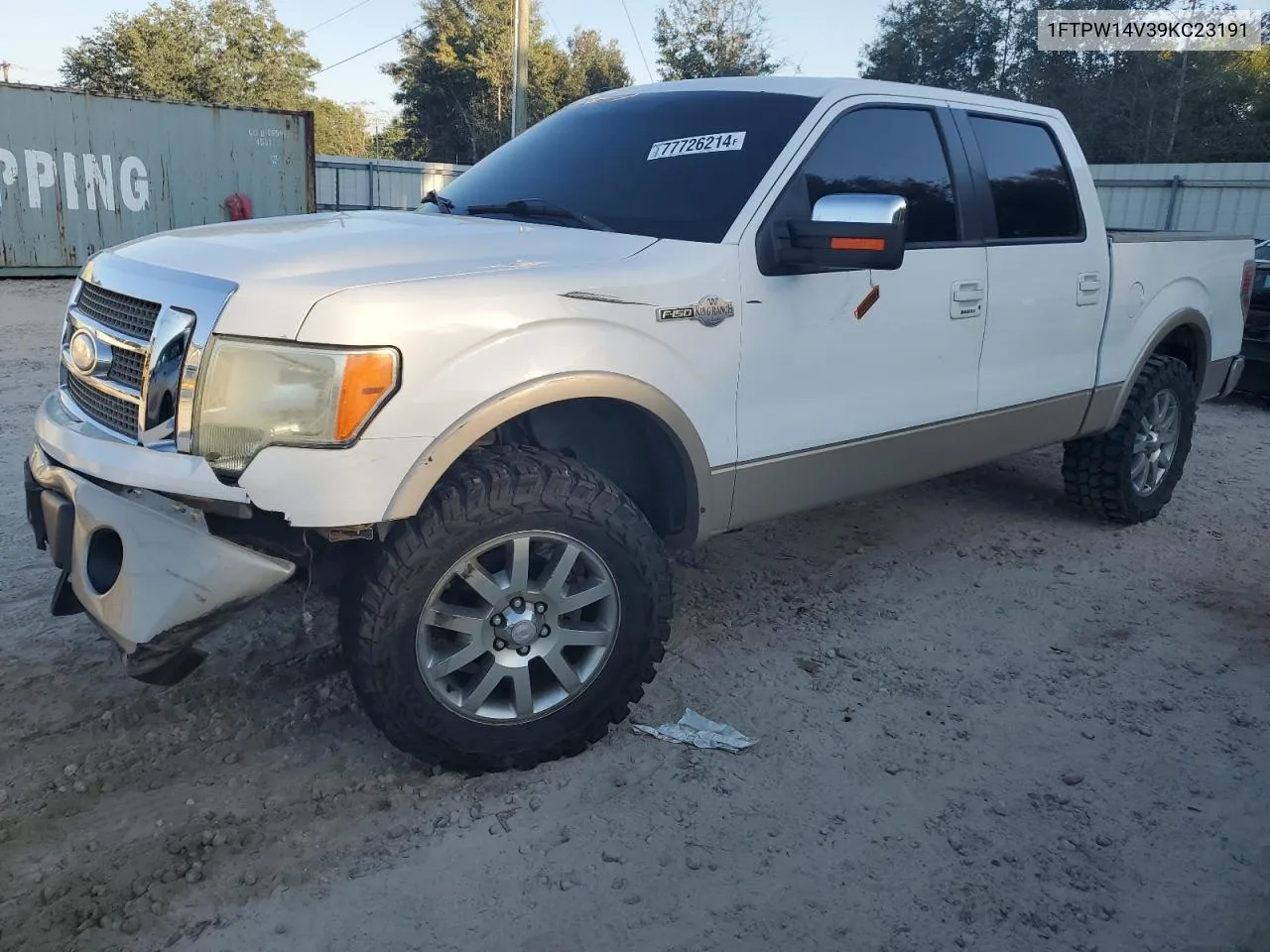 2009 Ford F150 Supercrew VIN: 1FTPW14V39KC23191 Lot: 77726214