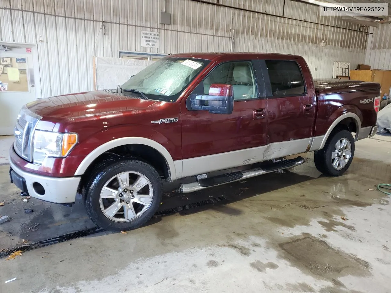 2009 Ford F150 Supercrew VIN: 1FTPW14V59FA25527 Lot: 78373034