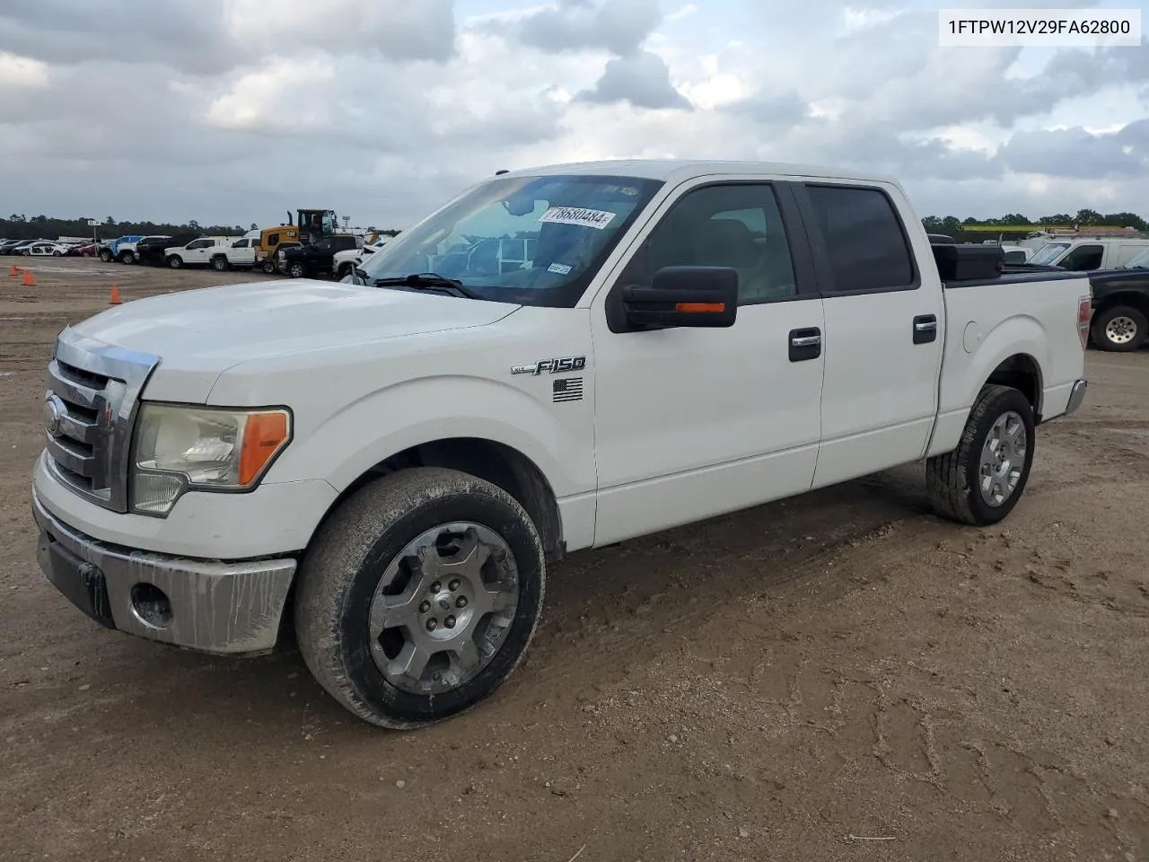 2009 Ford F150 Supercrew VIN: 1FTPW12V29FA62800 Lot: 78680484