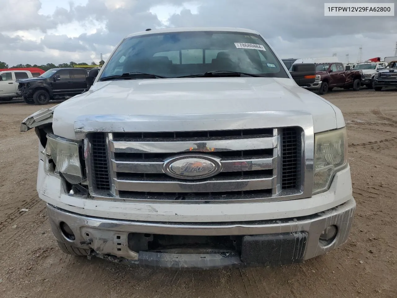 2009 Ford F150 Supercrew VIN: 1FTPW12V29FA62800 Lot: 78680484