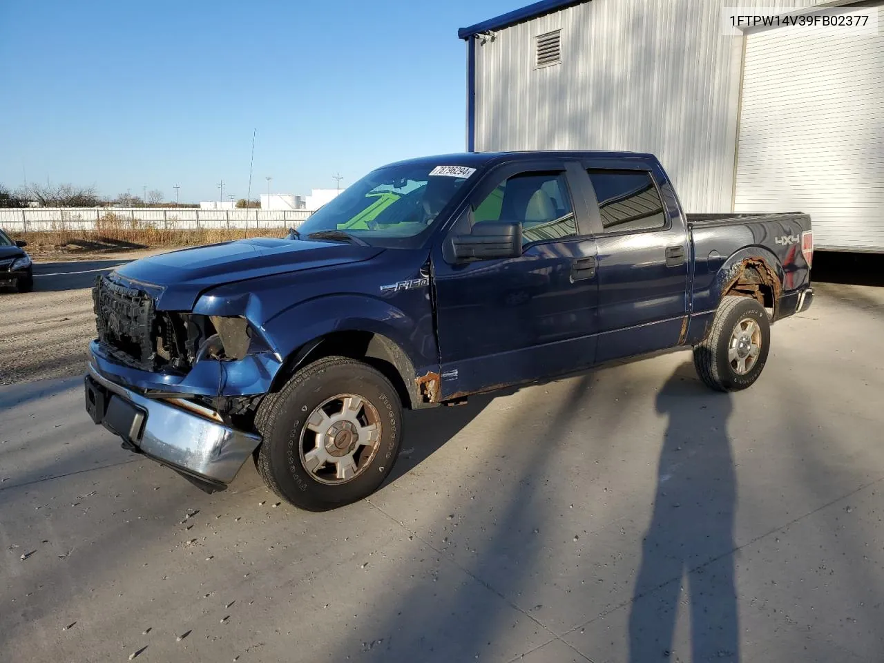 2009 Ford F150 Supercrew VIN: 1FTPW14V39FB02377 Lot: 78796294