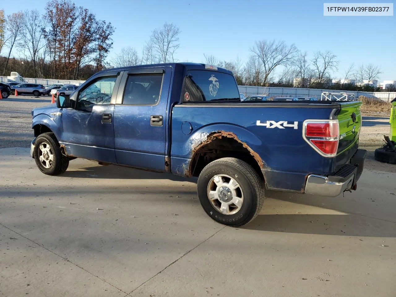 2009 Ford F150 Supercrew VIN: 1FTPW14V39FB02377 Lot: 78796294