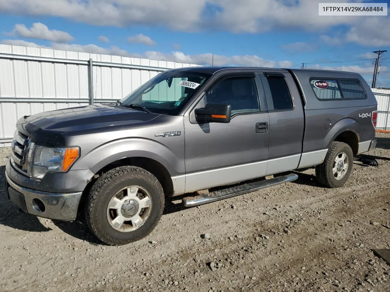 2009 Ford F150 Super Cab VIN: 1FTPX14V29KA68484 Lot: 78868324