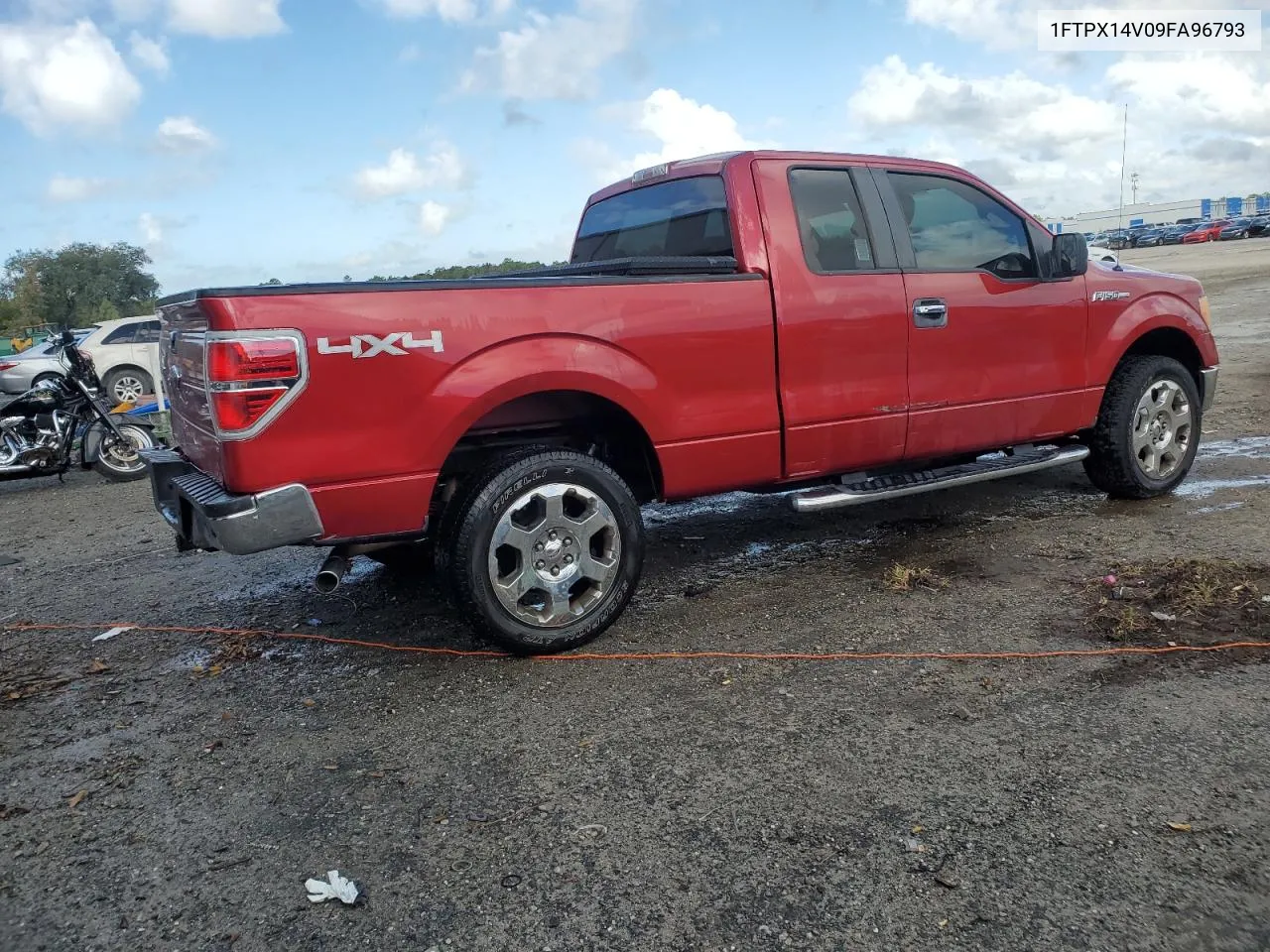 2009 Ford F150 Super Cab VIN: 1FTPX14V09FA96793 Lot: 79006614