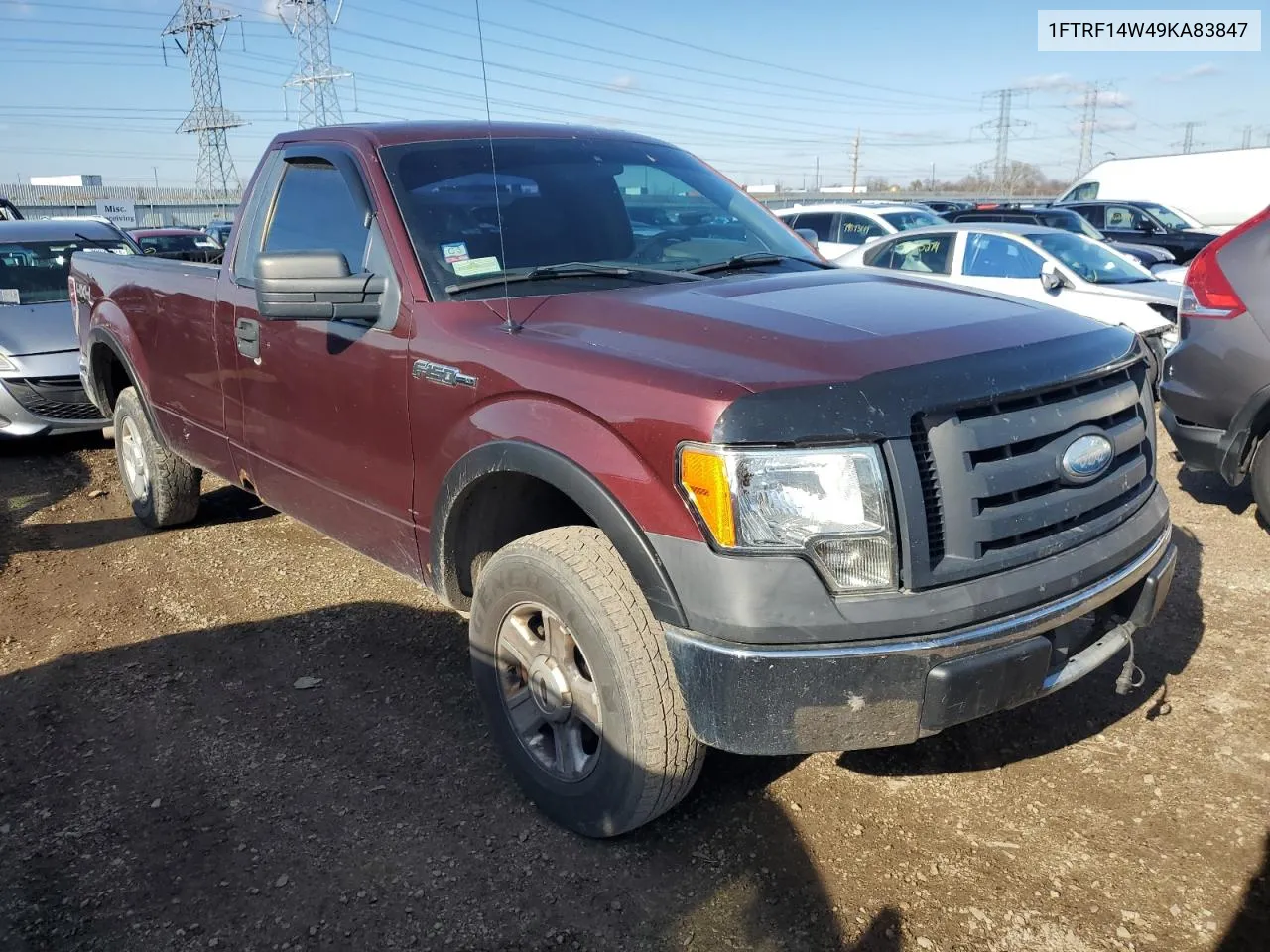 2009 Ford F150 VIN: 1FTRF14W49KA83847 Lot: 79191154