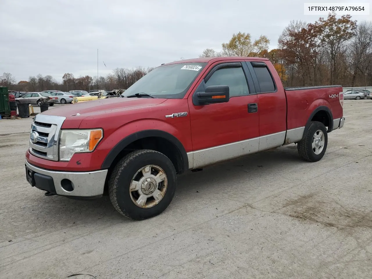 2009 Ford F150 Super Cab VIN: 1FTRX14879FA79654 Lot: 79268024