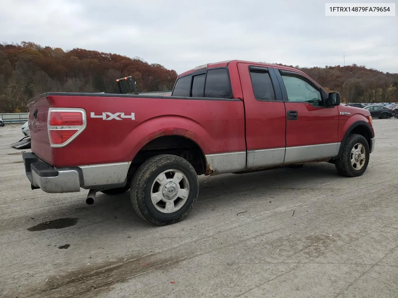 2009 Ford F150 Super Cab VIN: 1FTRX14879FA79654 Lot: 79268024