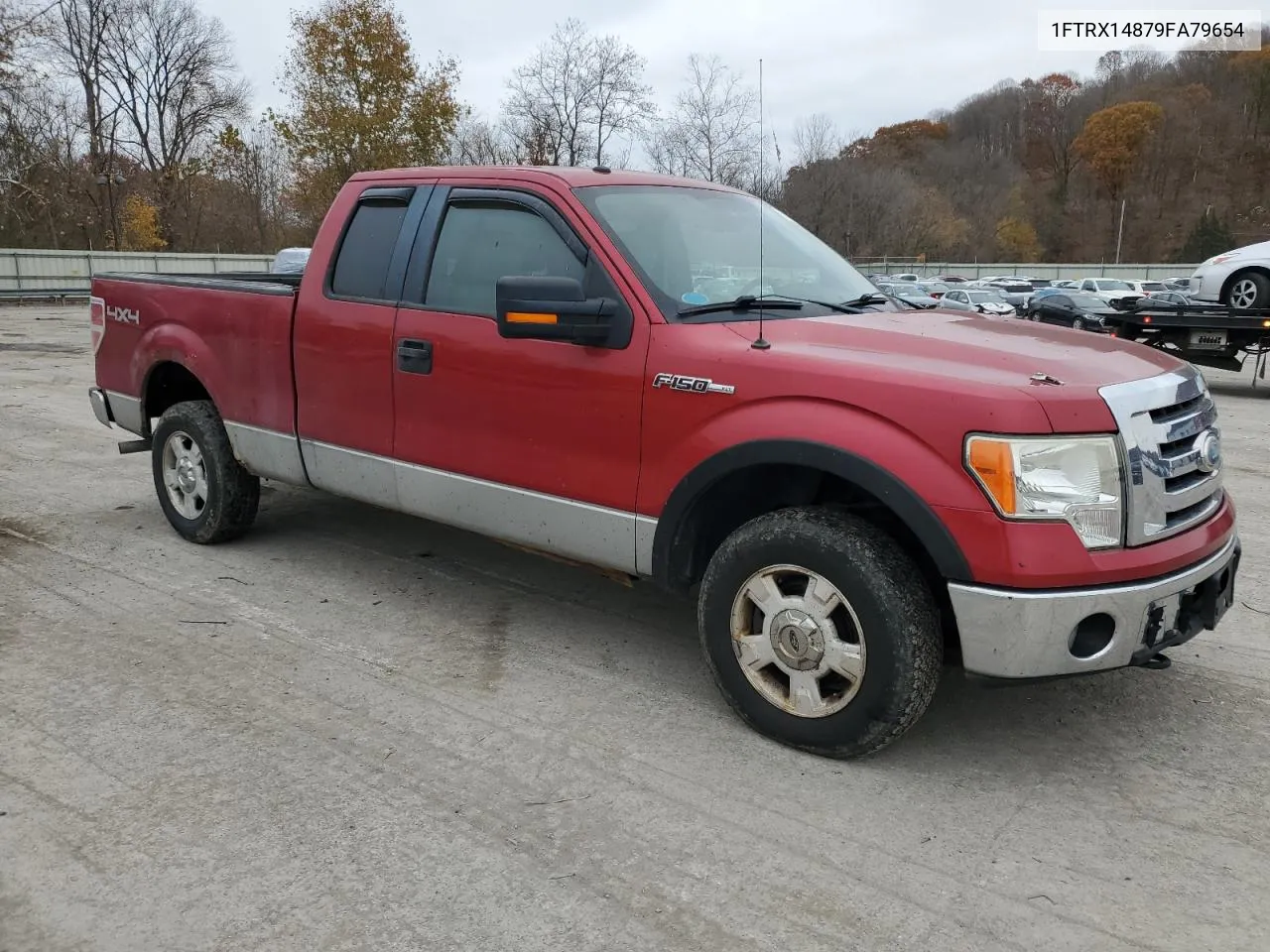 2009 Ford F150 Super Cab VIN: 1FTRX14879FA79654 Lot: 79268024