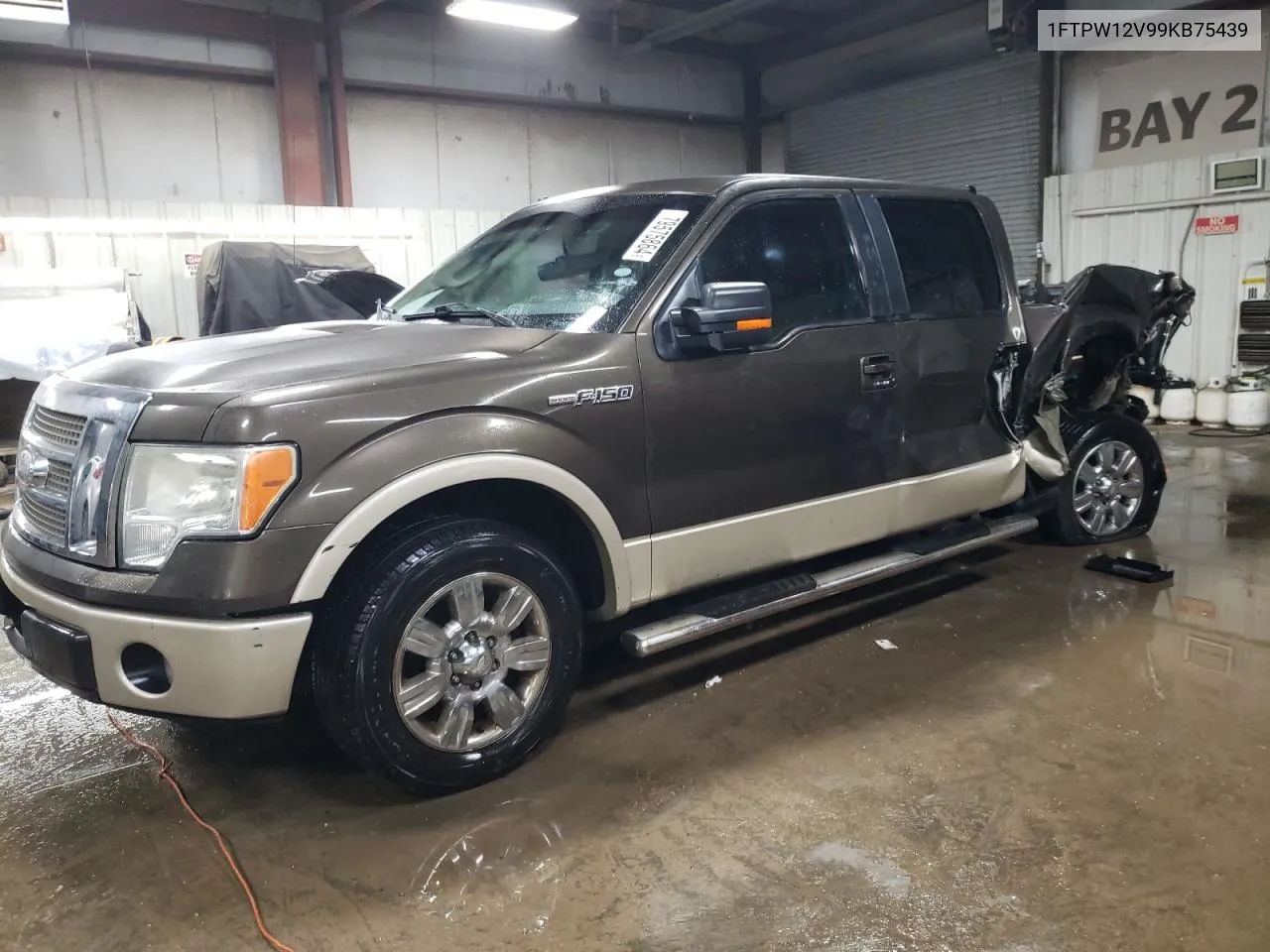 2009 Ford F150 Supercrew VIN: 1FTPW12V99KB75439 Lot: 79575864