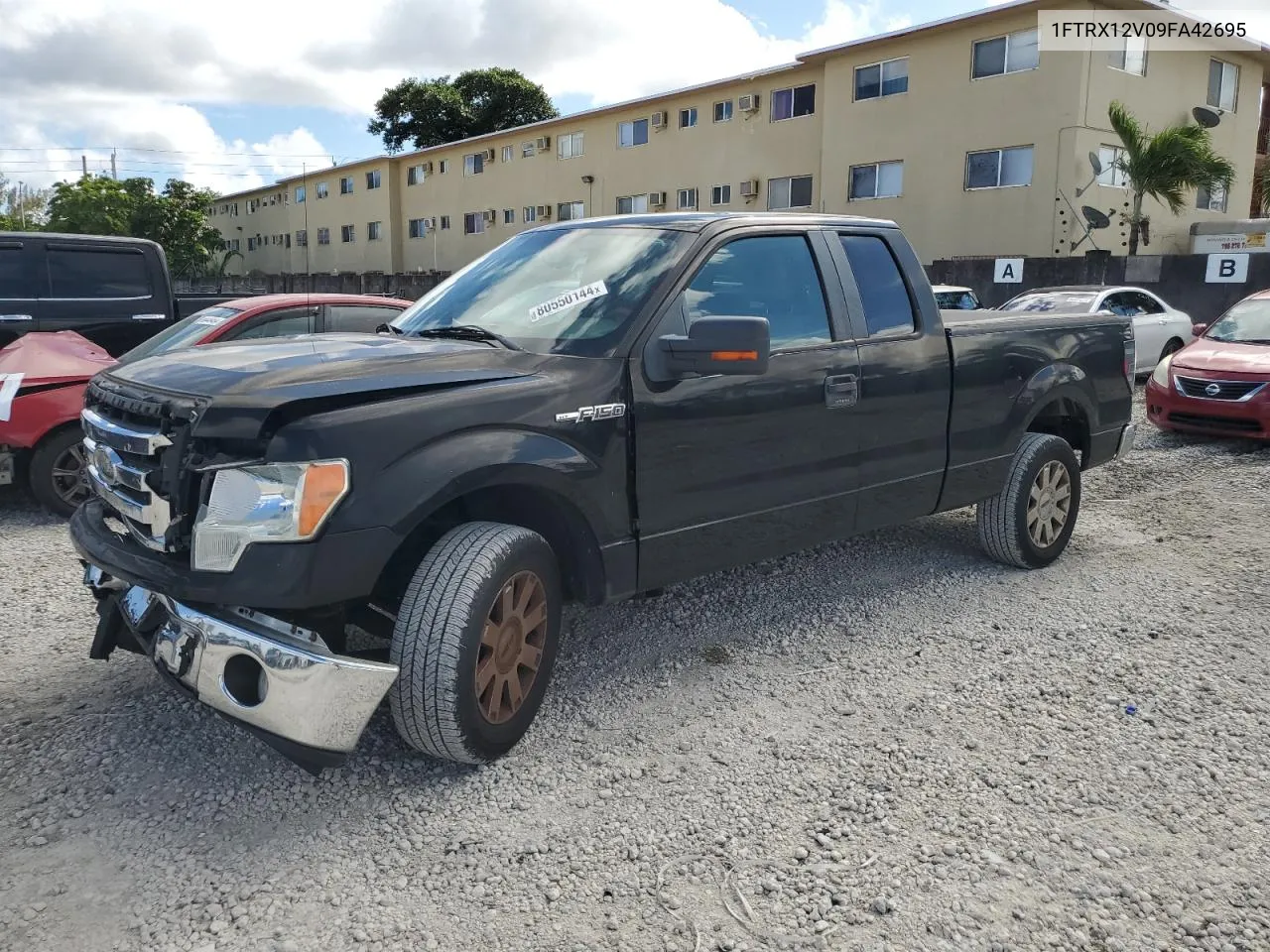 2009 Ford F150 Super Cab VIN: 1FTRX12V09FA42695 Lot: 80550144