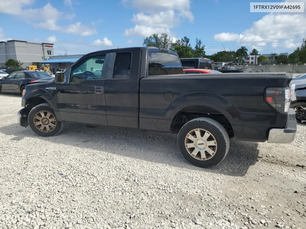 2009 Ford F150 Super Cab VIN: 1FTRX12V09FA42695 Lot: 80550144