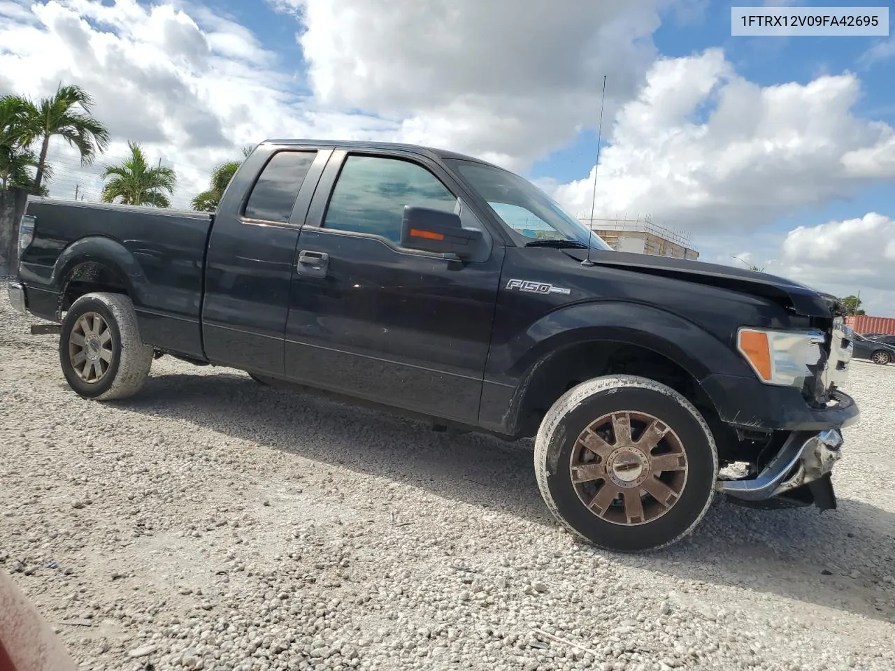 2009 Ford F150 Super Cab VIN: 1FTRX12V09FA42695 Lot: 80550144