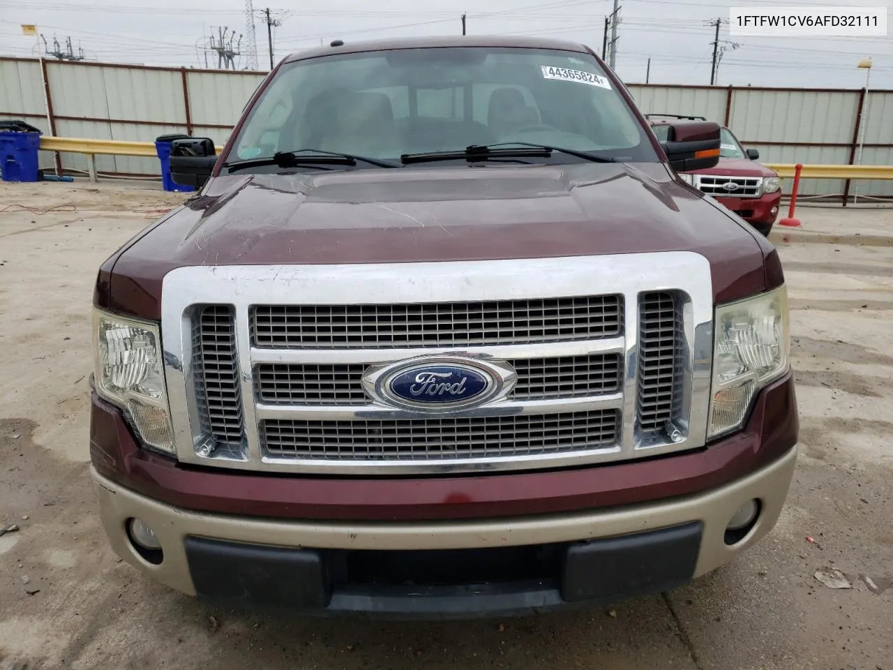 2010 Ford F150 Supercrew VIN: 1FTFW1CV6AFD32111 Lot: 44365824