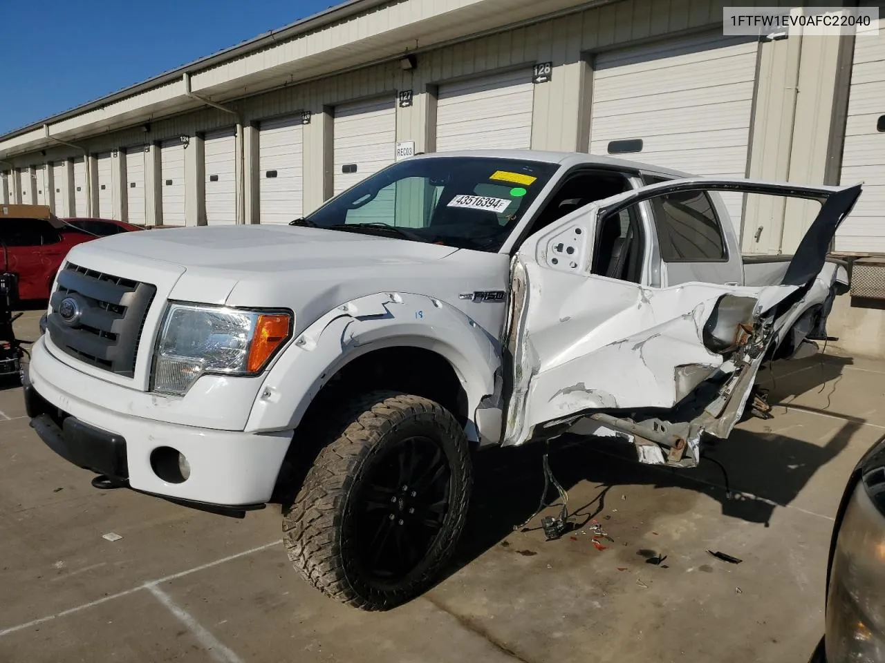 2010 Ford F150 Supercrew VIN: 1FTFW1EV0AFC22040 Lot: 44681064