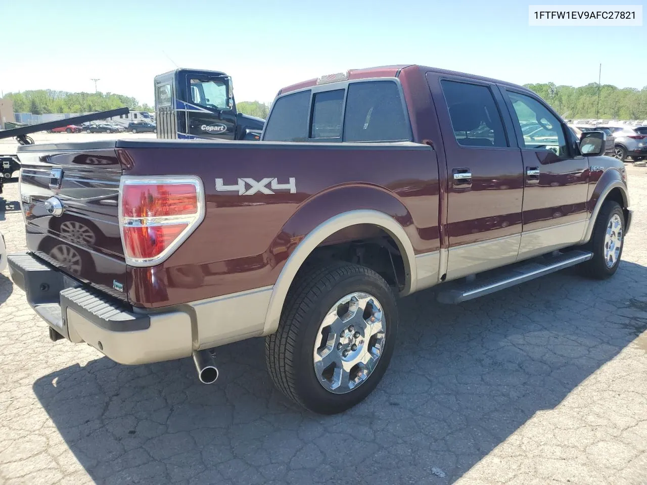 2010 Ford F150 Supercrew VIN: 1FTFW1EV9AFC27821 Lot: 51438404