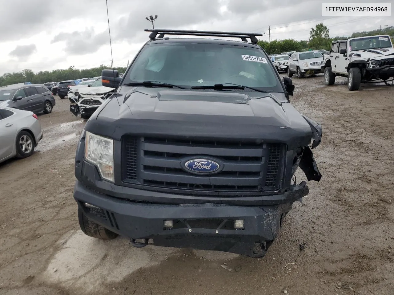 2010 Ford F150 Supercrew VIN: 1FTFW1EV7AFD94968 Lot: 56619784