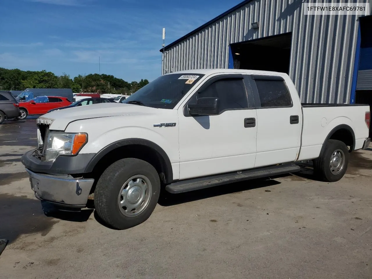 2010 Ford F150 Supercrew VIN: 1FTFW1E8XAFC69781 Lot: 59093724