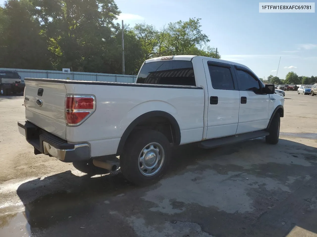 2010 Ford F150 Supercrew VIN: 1FTFW1E8XAFC69781 Lot: 59093724