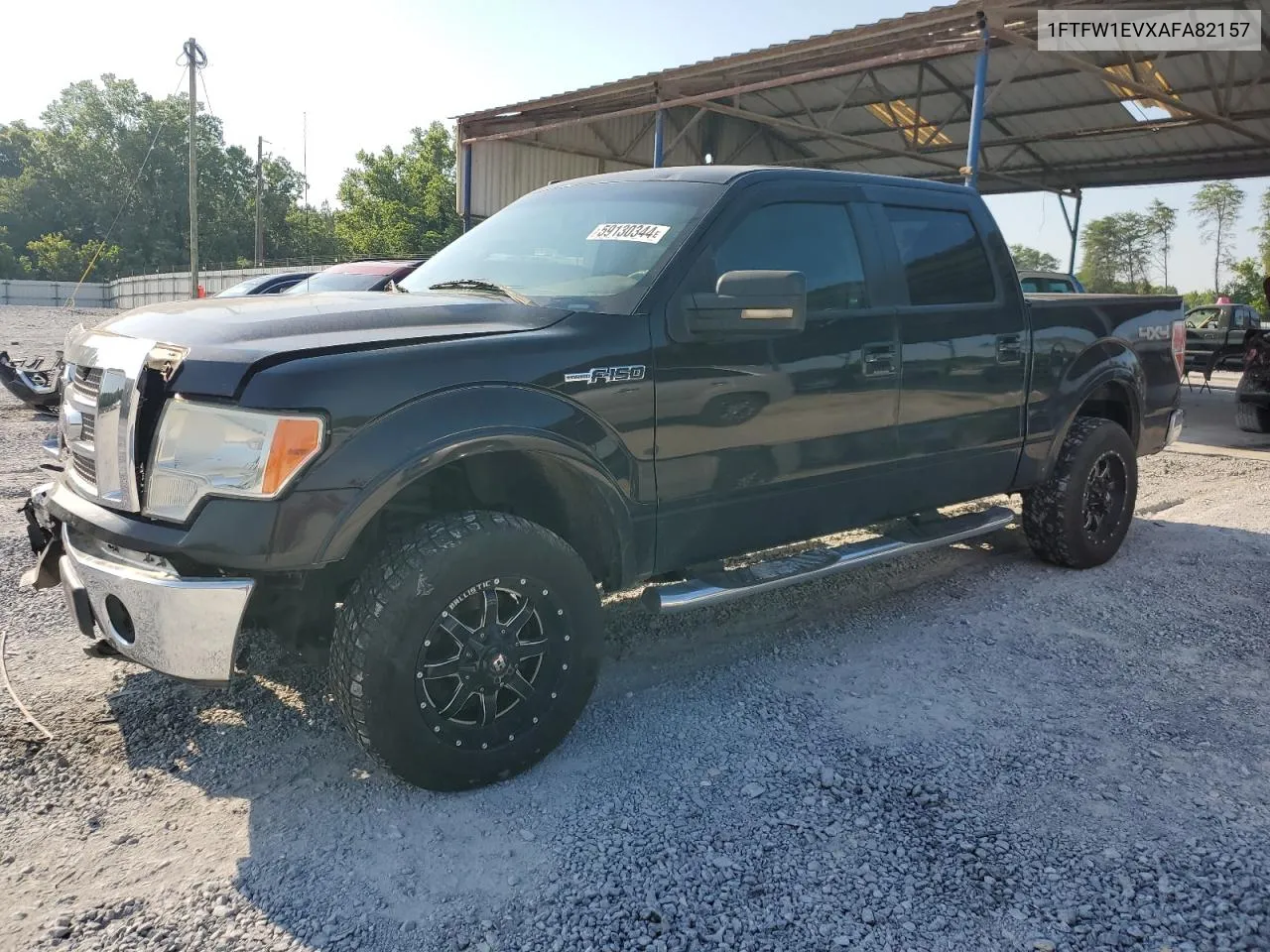 2010 Ford F150 Supercrew VIN: 1FTFW1EVXAFA82157 Lot: 59130344