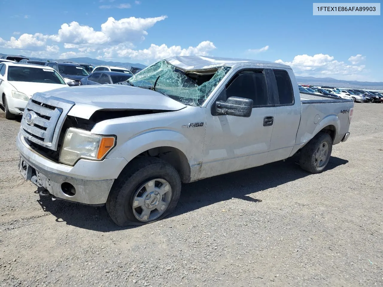 2010 Ford F150 Super Cab VIN: 1FTEX1E86AFA89903 Lot: 59727584