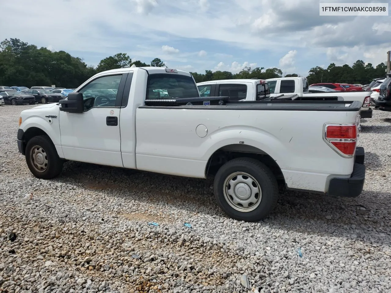 2010 Ford F150 VIN: 1FTMF1CW0AKC08598 Lot: 59861174