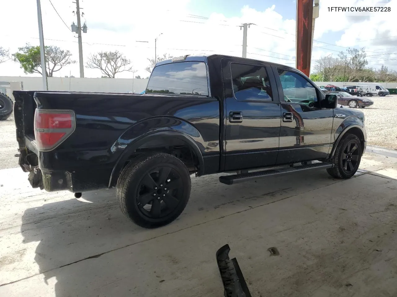 2010 Ford F150 Supercrew VIN: 1FTFW1CV6AKE57228 Lot: 59949174