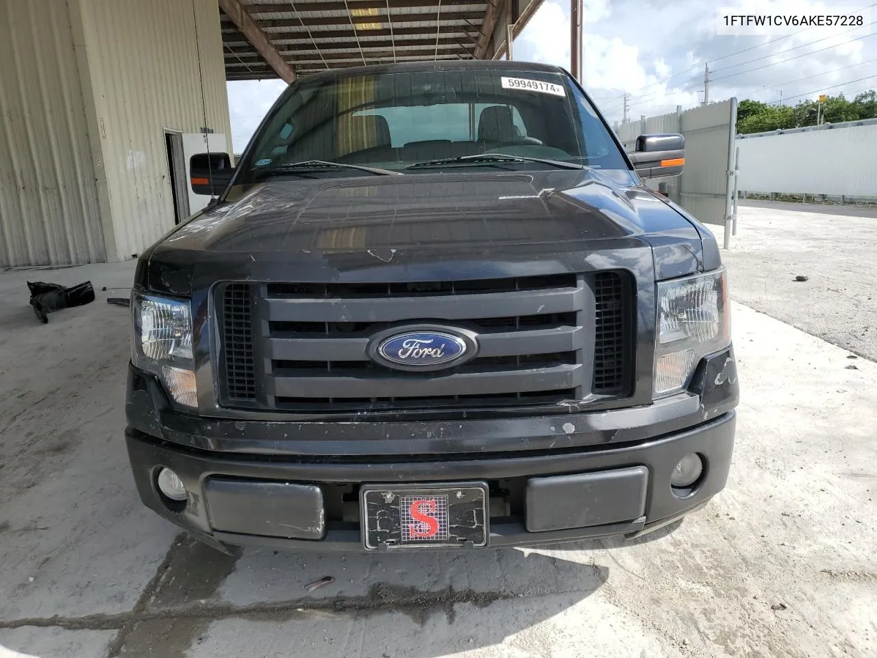 1FTFW1CV6AKE57228 2010 Ford F150 Supercrew