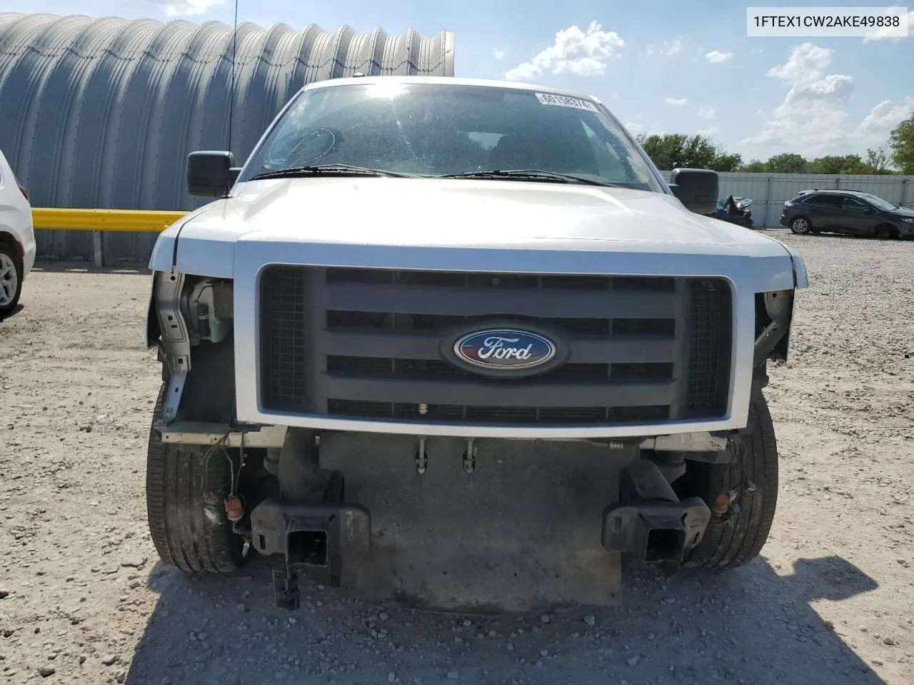 2010 Ford F150 Super Cab VIN: 1FTEX1CW2AKE49838 Lot: 60158374