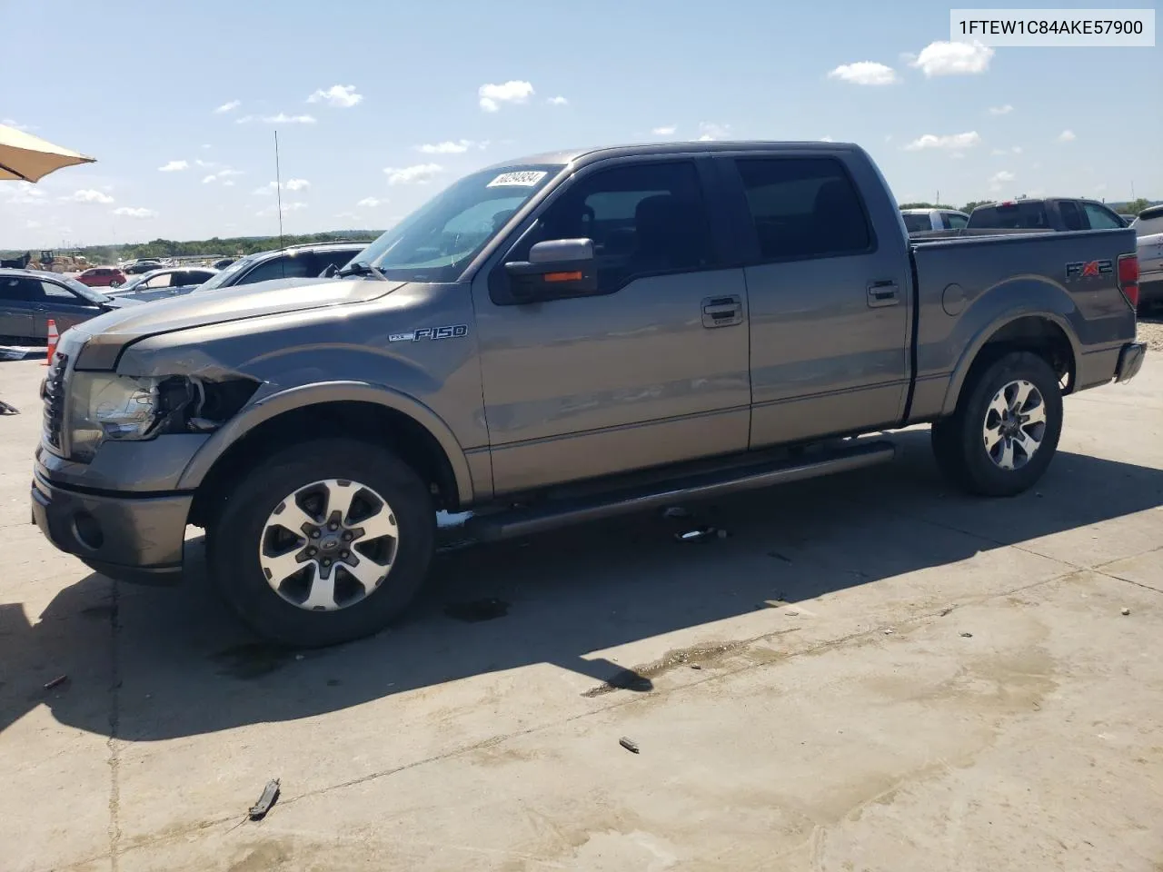 2010 Ford F150 Supercrew VIN: 1FTEW1C84AKE57900 Lot: 60294934