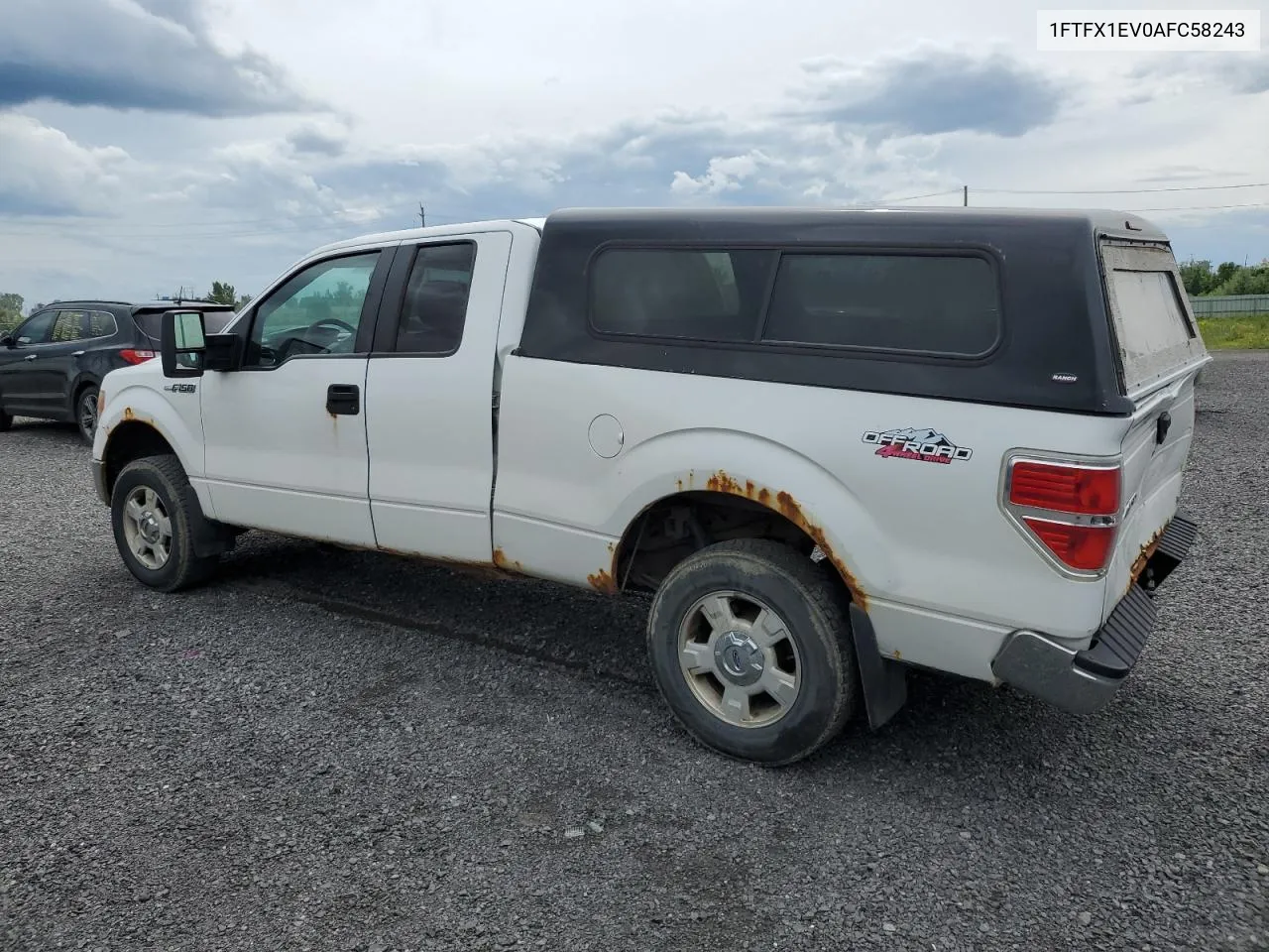 2010 Ford F150 Super Cab VIN: 1FTFX1EV0AFC58243 Lot: 60937604