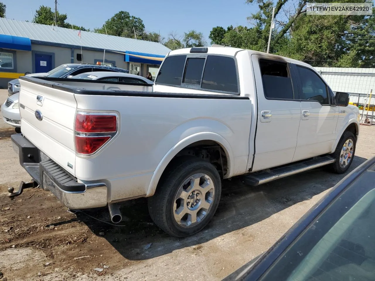 2010 Ford F150 Supercrew VIN: 1FTFW1EV2AKE42920 Lot: 62564054