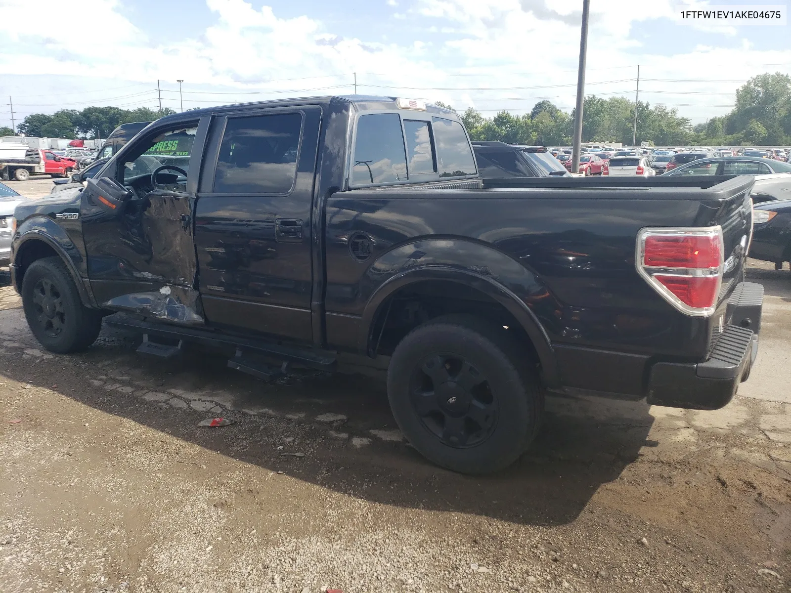 2010 Ford F150 Supercrew VIN: 1FTFW1EV1AKE04675 Lot: 63416374