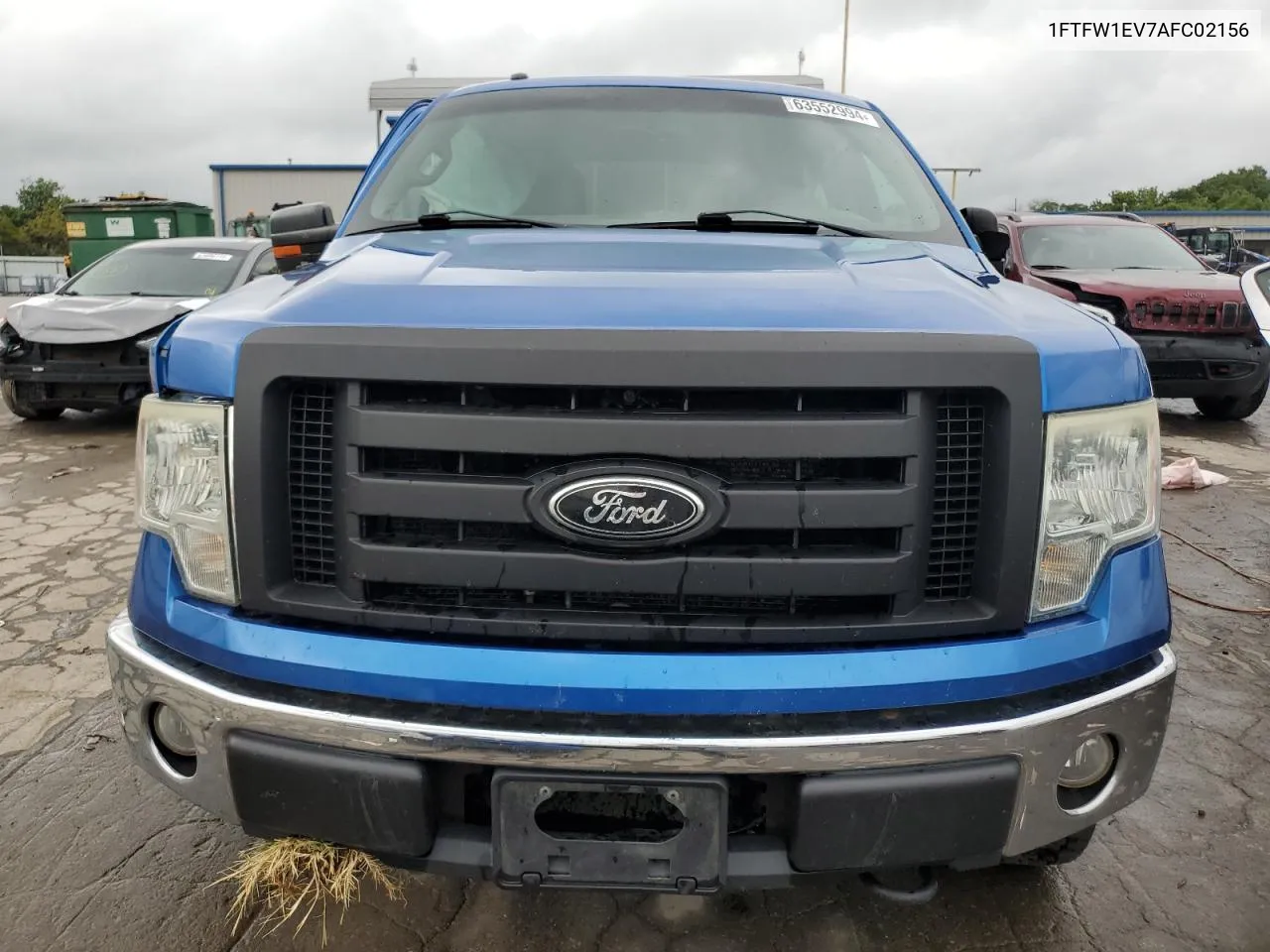 2010 Ford F150 Supercrew VIN: 1FTFW1EV7AFC02156 Lot: 63552994