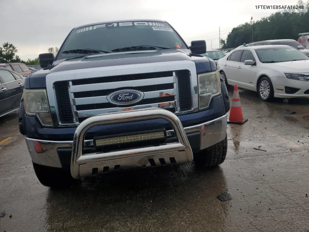 2010 Ford F150 Supercrew VIN: 1FTEW1E85AFA16248 Lot: 64023264