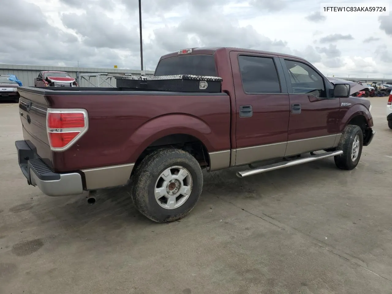 2010 Ford F150 Supercrew VIN: 1FTEW1C83AKA59724 Lot: 64428084