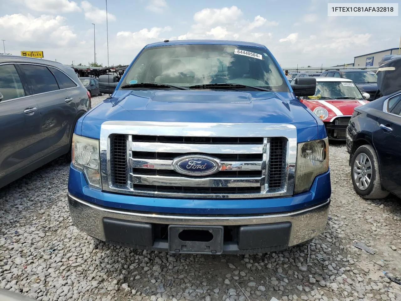 2010 Ford F150 Super Cab VIN: 1FTEX1C81AFA32818 Lot: 64440504