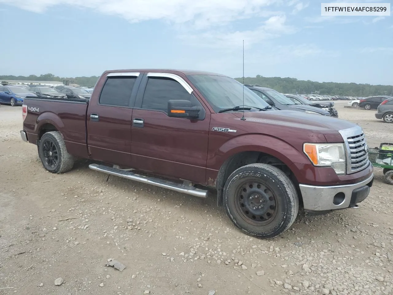 2010 Ford F150 Supercrew VIN: 1FTFW1EV4AFC85299 Lot: 64781354