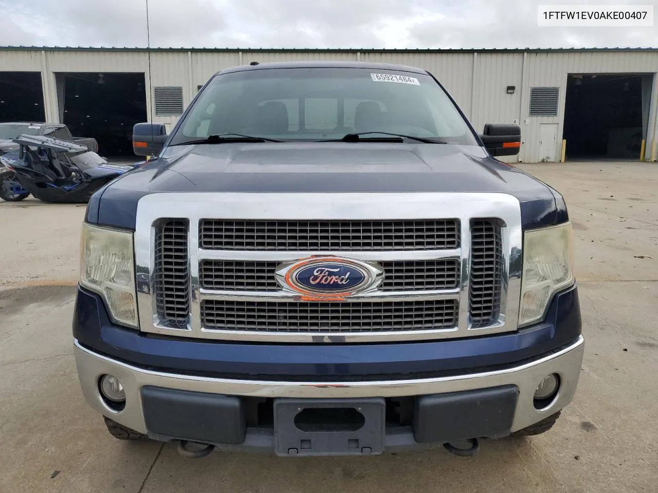 2010 Ford F150 Supercrew VIN: 1FTFW1EV0AKE00407 Lot: 65921484