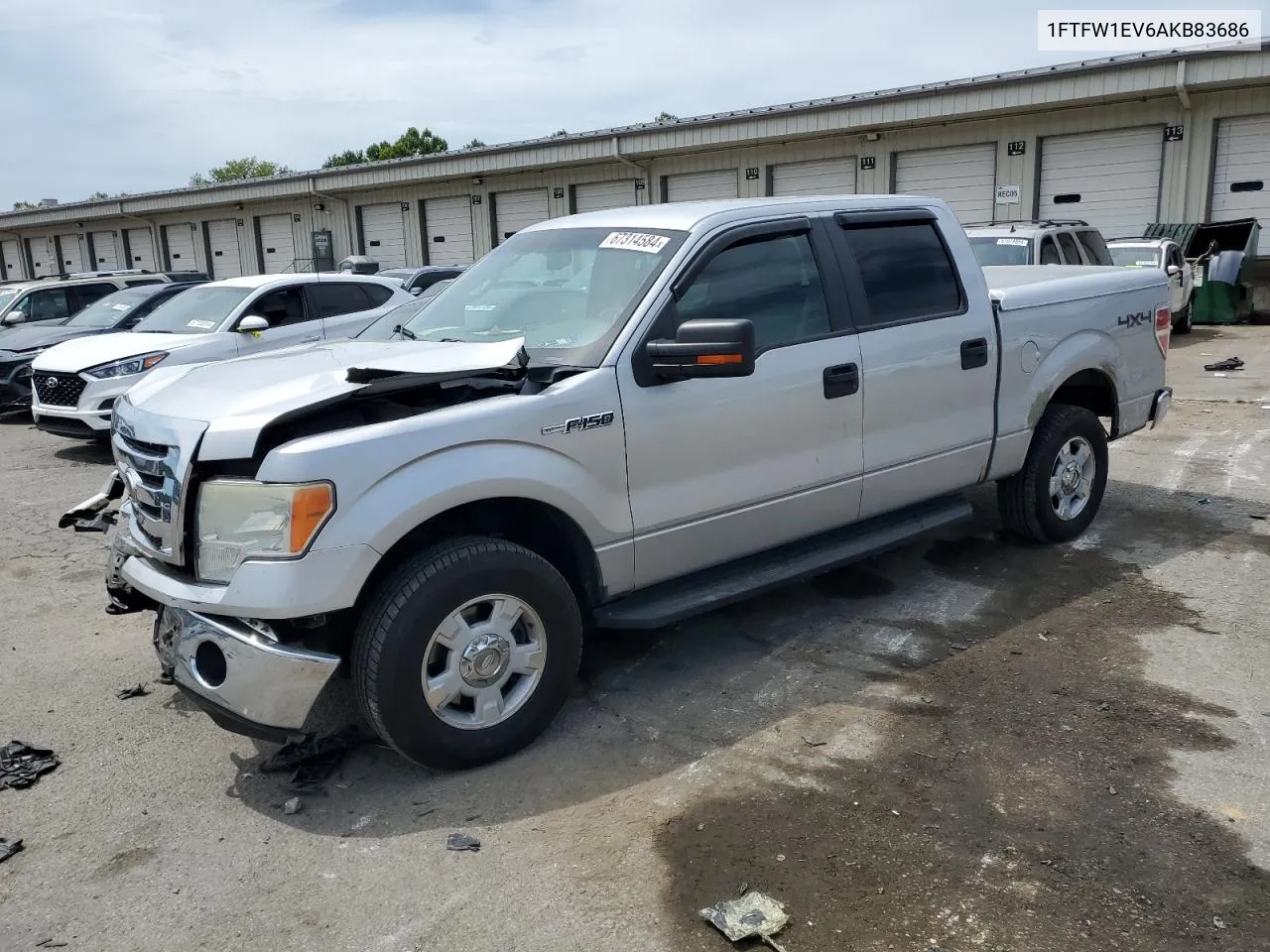 2010 Ford F150 Supercrew VIN: 1FTFW1EV6AKB83686 Lot: 67314584