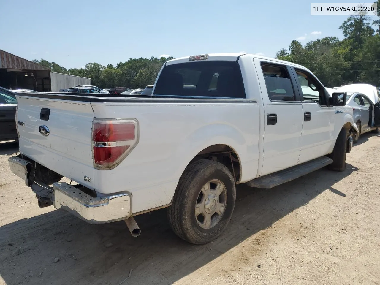 1FTFW1CV5AKE22230 2010 Ford F150 Supercrew